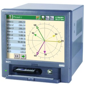Three Phase Power Network Parameters Analyser